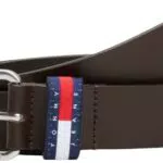 Tommy Jeans Cintura Ryan in Pelle per Uomo, 3,5 cm di Larghezza