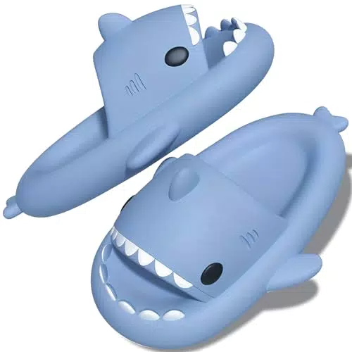 TOPALL Ciabatte Squalo Antiscivolo Morbide per Casa e Piscina Unisex