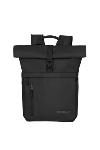 Travelite Zaino da Viaggio Roll-Top per Laptop 15,6" - 35 Litri