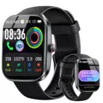 Uaue Smartwatch Fitness Tracker con Voce AI, Chiamate Bluetooth e Cardiofrequenzimetro