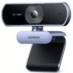 UGREEN Webcam Full HD 1080P 30FPS USB A PC Camera 2 Microfono Incorporato 85° Angolo di Visione per Windows MacOS Linux Supporto Youtube Streaming Skype Video Calling Zoom Videoconferenze