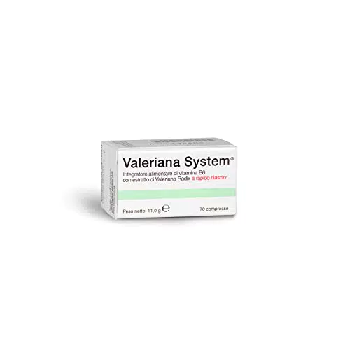 Valeriana System - Integratore Naturale per Ansia e Insonnia con Vitamina B6