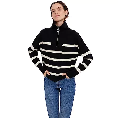 Vero Moda Vmsaba Ga Noos - Maglia a Maniche Corte per Donna