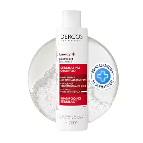 Vichy Dercos Shampoo Energizzante Anti-Caduta per Capelli Sani e Forti