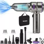 Wadeo Aspirapolvere Portatile 2 in 1 con Motore Senza Spazzole 18000Pa
