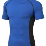 Wayleb Maglia Compressione Uomo T-Shirt Sportiva Manica Corta Elasticizzata