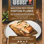 Weber Tavole di Affumicatura in Legno di Cedro - Aroma Dolce e Delicato