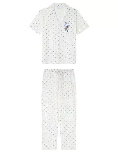 Women'secret Long Pyjama Multilicense Lucky Love Snoopy Pigiama