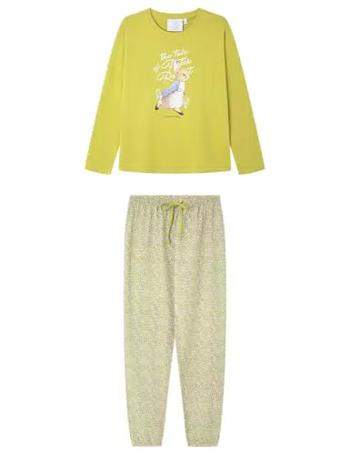 Women'secret Pigiama Long Pyjama Multilicense Nostalgia Peter Rabbit