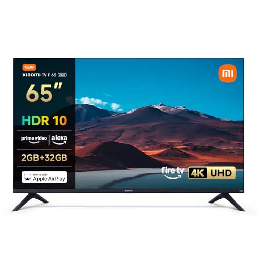 XIAOMI TV F 65" Smart TV 4K UHD con Fire TV e Controllo Vocale Alexa