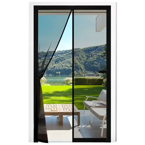 Zanzariera Magnetica per Porte in Fibra di Vetro - Tenda per Balcone e Soggiorno