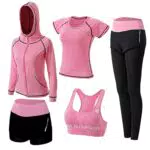 ZETIY Tute da Ginnastica Donna per Pilates, Yoga, Jogging e Workout