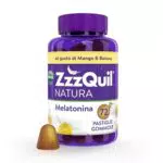 ZzzQuil Melatonina Gommose al Mango e Banana con Valeriana e Camomilla