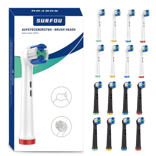 Oral-B Testine di Ricambio Compatibili per Spazzolini Elettrici