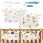 Organizer per lettino e culla multifunzione portaoggetti, vestiti, pannolini