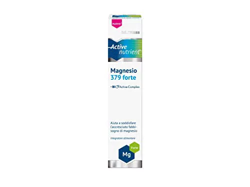 Active Nutrient Magnesio Forte - Integratore Effervescente per Stress e Sport