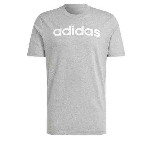 Adidas Essentials Single Jersey Linear Logo Tee Uomo