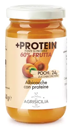 Agrisicilia +Protein Confettura di Albicocca, 24 grammi di proteine