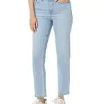 Amazon Essentials Jeans dritti a vita alta da donna