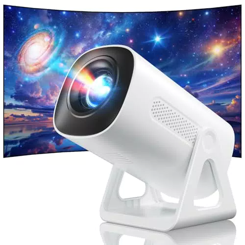 AMEELA Mini Proiettore Portatile WiFi e Bluetooth, Supporto 4K e 1080P