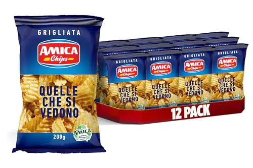 Amica Chips - Patatina Grigliata Senza Glutine, con Olio di Semi di Girasole