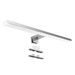 Aourow Lampada LED da Specchio per Bagno IP44 in Acciaio Nichel-Cromo