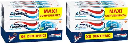 Aquafresh Tripla Protezione, Dentifricio 3 in 1 per tutta la Famiglia