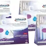 Ariasana Minifresh Relax alla Lavanda Sacchetti profumati 2in1acchetti con doppia azione assorbiumidità e antiodore & Ricarica Tab Lavanda Per Dispositivo Aero 360° Kitulticolore