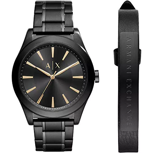Armani Exchange Orologio da Uomo con Movimento al Quarzo e Cinturino in Acciaio