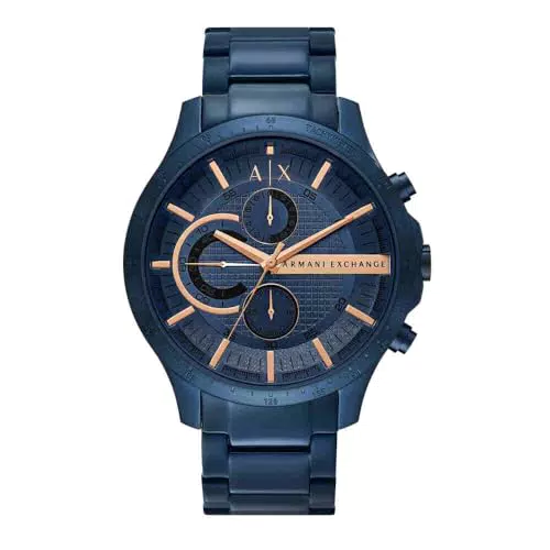 Armani Exchange Orologio da Uomo Cronografo in Acciaio 46 mm