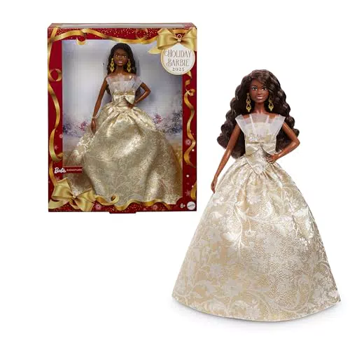 Barbie Magia delle Feste 2025 - Bambola da Collezione JBJ01, Regalo per Festività