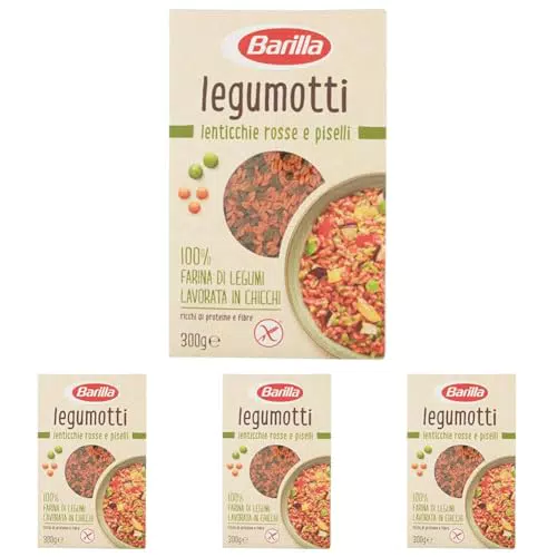 Barilla Legumotti Lenticchie Rosse e Piselli - Ricchi di Proteine e Fibre