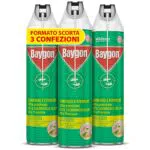 Baygon Spray con Cannuccia Extra Precision, 3 Bombole da 400 ml
