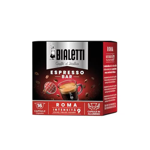 Bialetti Caffè d'Italia, Box 16 Capsule, Roma, Intensità 9