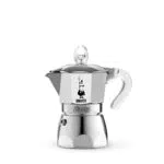 Bialetti Dama Pure Ice caffettiera in alluminio compatibile con gas