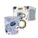 Bialetti Mug Bridgerton in Porcellana - Non lavabile in lavastoviglie e microonde