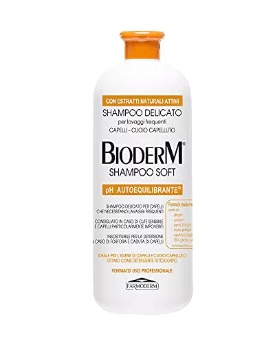 Bioderm Shampoo Soft per cuoio capelluto sensibile e antiforfora senza parabeni