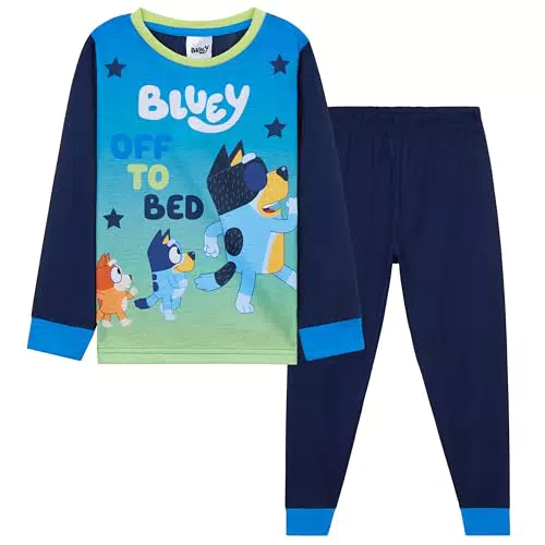 BlueY Pigiama Lungo Bambino Comodo e Traspirante per Casa e Notte