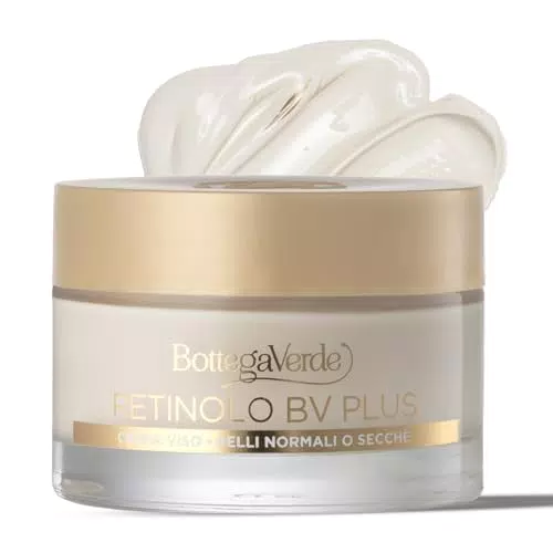 Bottega Verde Crema Viso Antietà con Acido Ialuronico e Retinolo