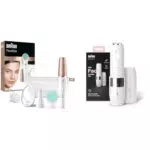 Braun Face Spa, Depilatore Donna Epilatore Viso, Accessori Inclusi