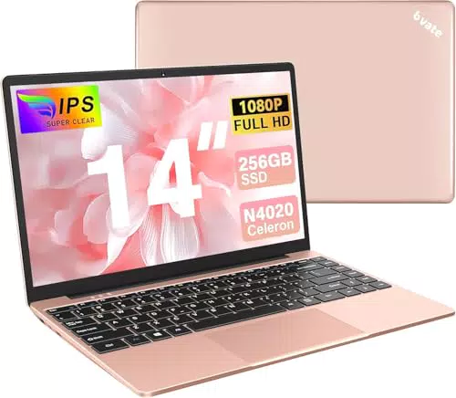 BVate PC Portatile 14" Notebook Celeron N4020, 256GB, SSD 1TB, Windows 11