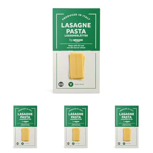Amazon Lasagne - Confezione da 4, Ricetta Tradizionale Italiana