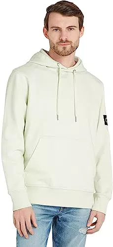 Calvin Klein Jeans Felpa Uomo con Cappuccio Badge