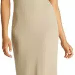 Calvin Klein Abito Attillato Logo Elastic Slim Fit Donna