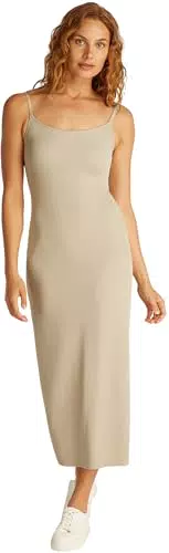 Calvin Klein Abito Attillato Logo Elastic Slim Fit Donna