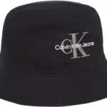 Calvin Klein Cappello da Pescatore Monologo Bucket Hat in Cotone