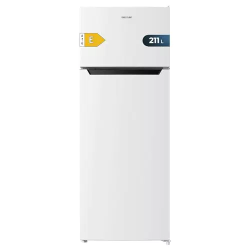 Cecotec Frigorifero Combinato Doppia Porta Bolero CoolMarket 2D 211, 211 L, Classe E, Fast Freezing