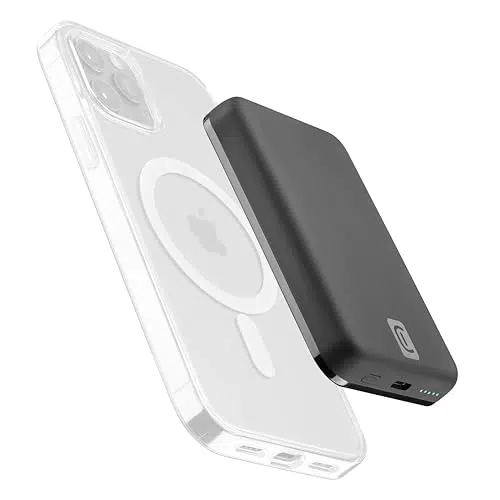 Cellularline Wireless Power Bank MAG 5000 Caricabatterie Portatile Compatibile MagSafe