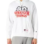 Champion X Stranger Things, Felpa con cappuccio Unisex - Adulto