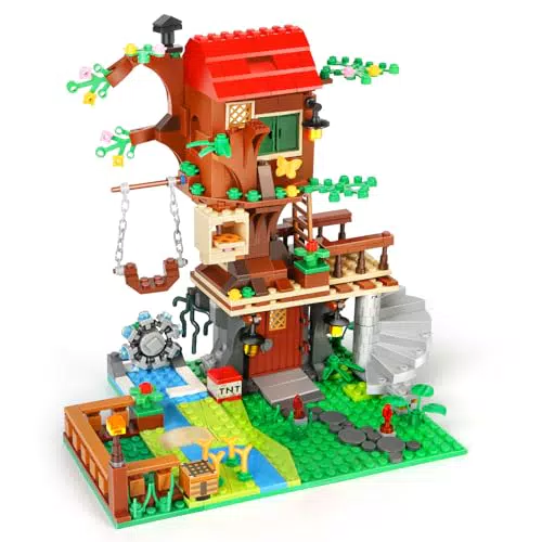 Charmofun Casa sull'Albero dell'Amicizia con Bambole e Animali per Bambini 8+